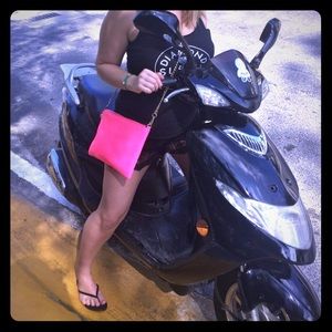 Hot Pink Clutch Purse