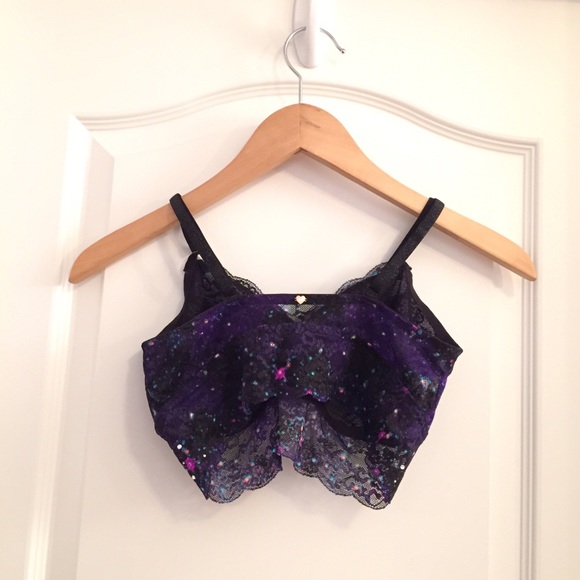 RARE VS Pink Galaxy Bralette - Picture 3 of 4