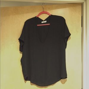 Lush Black Blouse