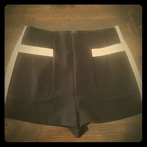 High waisted dress shorts