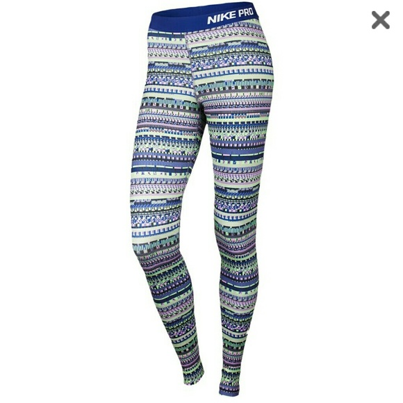 Nike Pro Aztec Hyperwarm Leggings