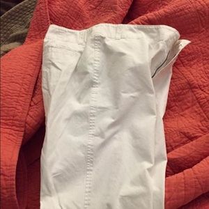 White banana republic pants