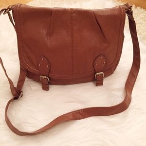 Faux Leather H&M Cross Body Satchel