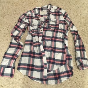 Plaid flannel shirt