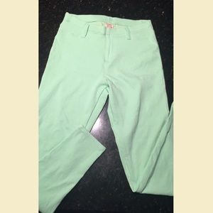 Mint green leggings