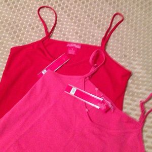 NWT red & pink  Camisoles  - Medium