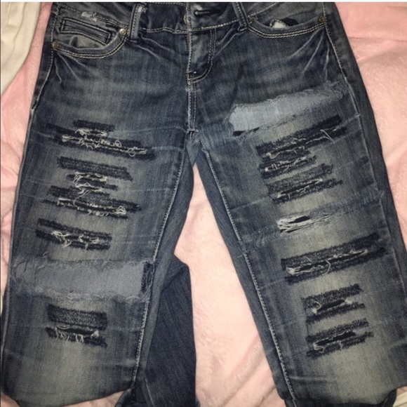 Almost Famous Ripped Jeans Size 1