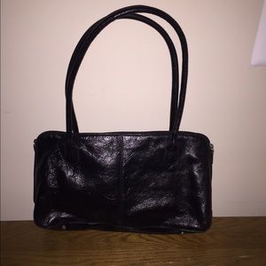 Clarks, Black Leather Handbag