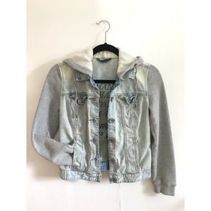 AX - Denim jacket with hoody