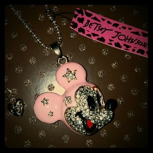 NWT Betsey Johnson Mickey Mouse Necklace