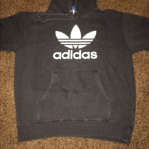 Mens large, grey Adidas hoodie