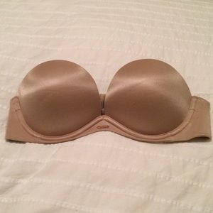 32B Nude Strapless VS Push-Up Bra