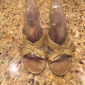 Gold Nine West Shoes