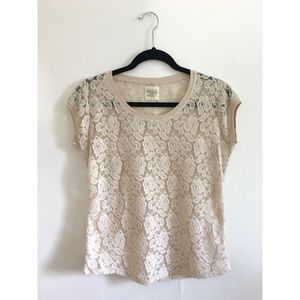 Lace t-shirt
