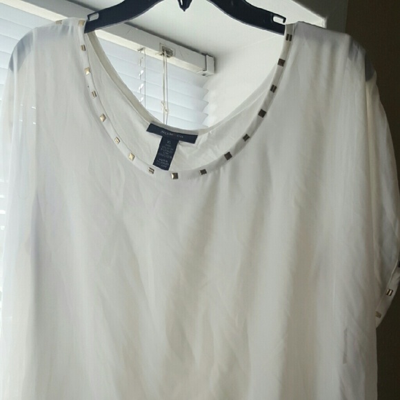 Style and Co white blouse. Worn once.