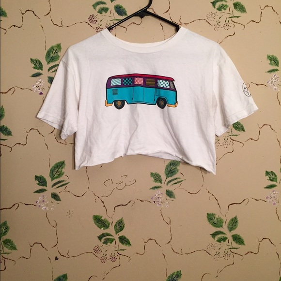 Vans Tops - *SOLD* Vans Hippie Van Crop Top