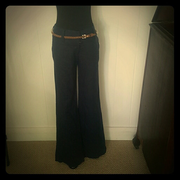 Linen dress pant