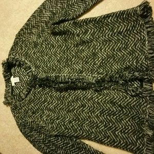 Fringed cardigan