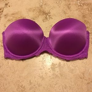 VS PINK 34D Strapless Bra