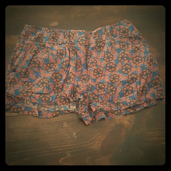 Print dress shorts