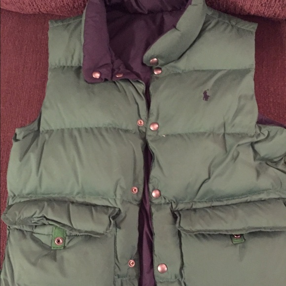 Polo reversible puffer vest