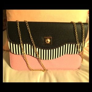 Natuical Shoulder Bag/Clutch