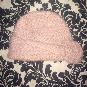 Urban Outfitters Dusty Pink Cold Weather Hat