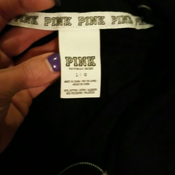 NWOT HTF RARE PINK bling hoodie - Picture 3 of 4