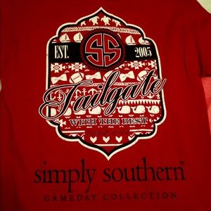 Simply Southern Tailgate Collection T Shirt.