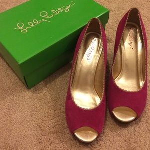 Lilly Pulitzer Wedge size 9