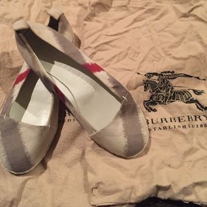 Burberry flats.