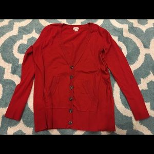 Red Mossimo Supply Co. Brand cardigan