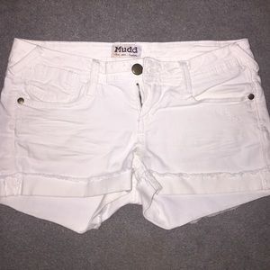 white short shorts