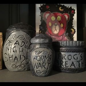 Nightmare Before Christmas Jar Set - Handmade