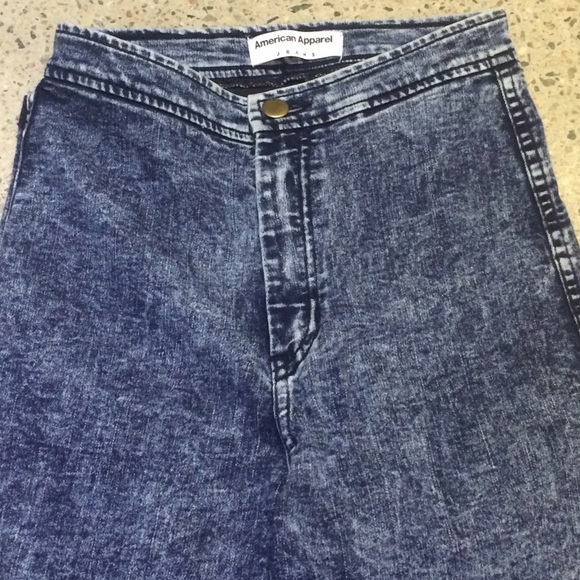 American Apparel Washed Dark Blue Easy Pants sz.SM