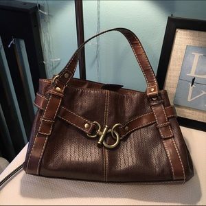 Relic Faux Leather Basketweave Handbag