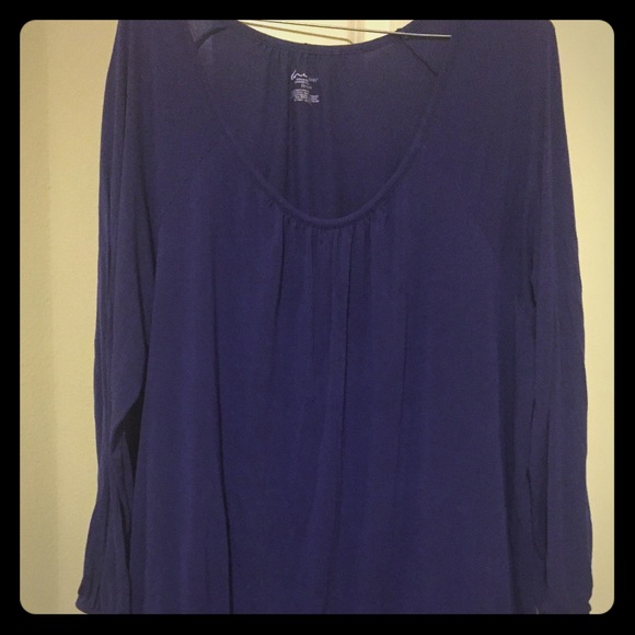 Lane Bryant lightweight blueish purple top