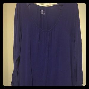 Lane Bryant lightweight blueish purple top