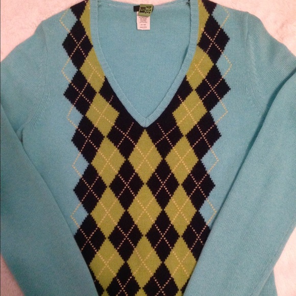 J.Crew Merino wool V-neck sweater.