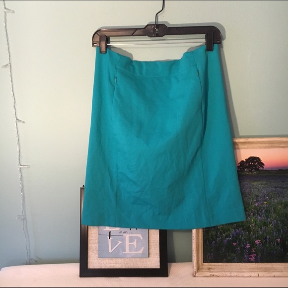 🎀🆕Katherine Barclay Turquoise Pencil Skirt