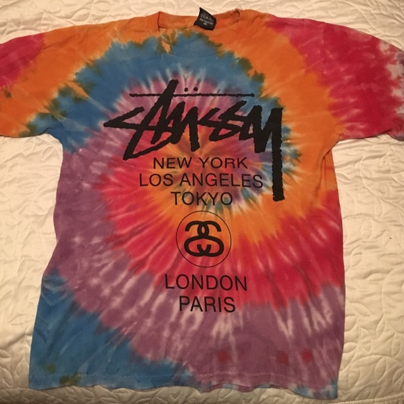 Stussy tye dye t shirt