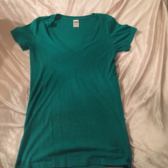 Greenish blue Pink T-Shirt