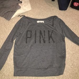 PINK long sleeve / sweatshirt top