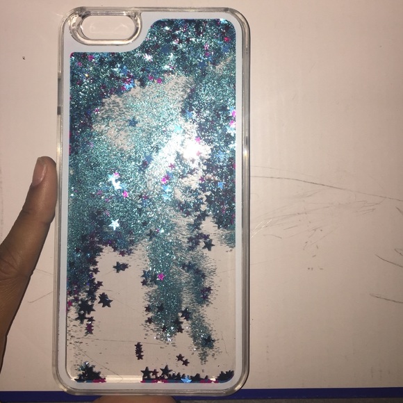 Blue & Purple Glittery Case
