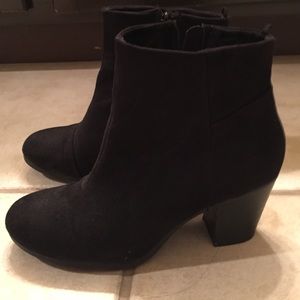 Black Suede Booties