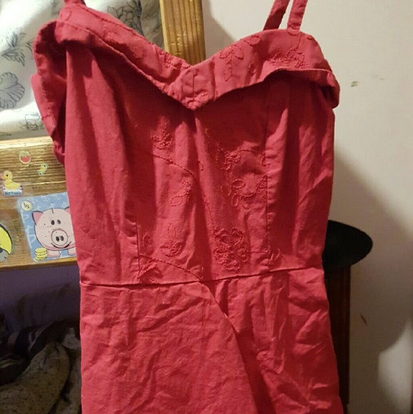 Red hell bunny dress size small