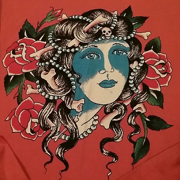 Don Ed Hardy Designs Long Sleeve T Shirt - Picture 2 of 4