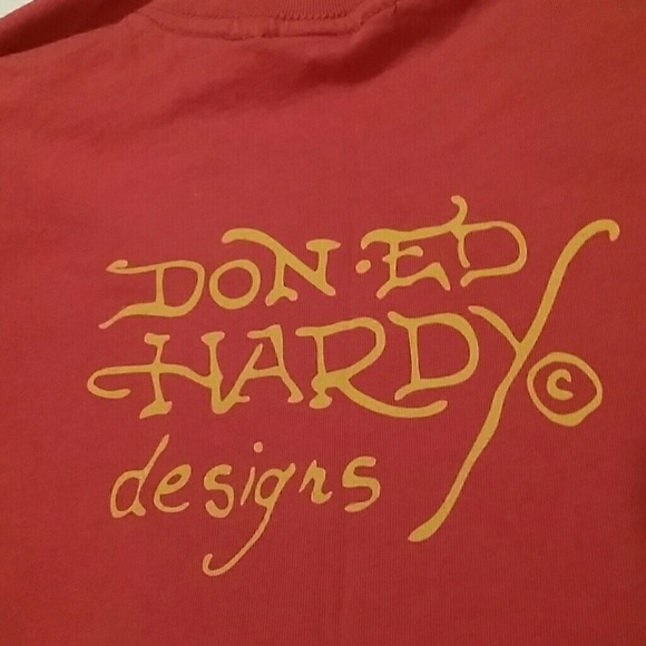 Don Ed Hardy Designs Long Sleeve T Shirt - Picture 3 of 4