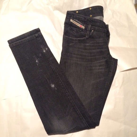 Dark Gray Diesel Jeans