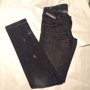 Dark Gray Diesel Jeans